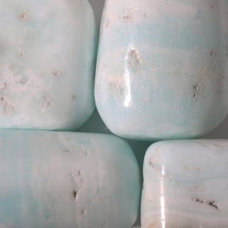 Caribbean Blue Calcite Tumbled Stones from The Rock Space
