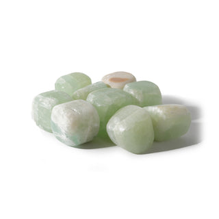 Pistachio Green Calcite  Tumbled Stones Large   from The Rock Space