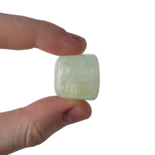 Pistachio Green Calcite Tumbled Stones from The Rock Space