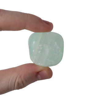 Pistachio Green Calcite Tumbled Stones from The Rock Space