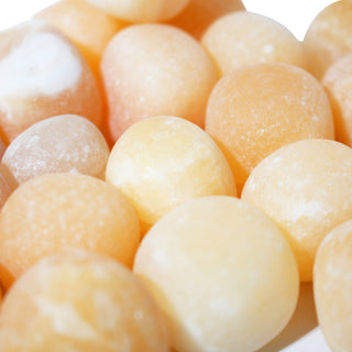 Orange Calcite Tumbled Stones - Mexico from The Rock Space