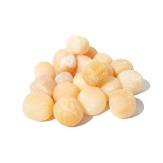 Orange Calcite Tumbled Stones - Mexico from The Rock Space