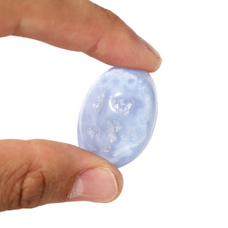 Blue Chalcedony Tumbled Stones from The Rock Space