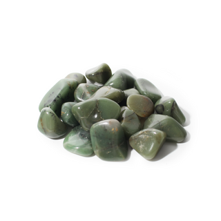 Green Chalcedony Tumbled Stones from The Rock Space