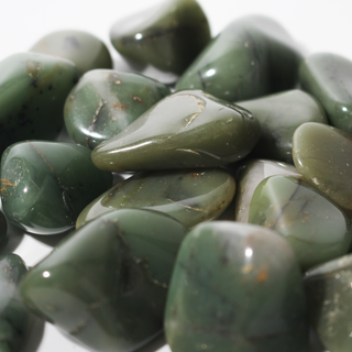Green Chalcedony Tumbled Stones from The Rock Space