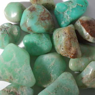 Chrysoprase E Tumbled Stones - Brazil from The Rock Space