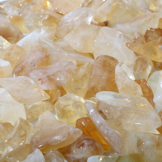 Citrine A Tumbled stones - Free Form - 1/2 lb from The Rock Space