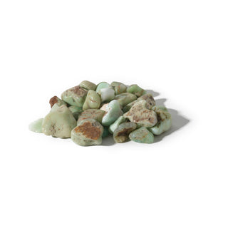 Chrysoprase A Tumbled Stones - Semi-Polished - Brazil from The Rock Space