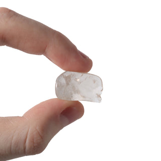Clear Quartz B Tumbled Stones - Semi-Polished from The Rock Space