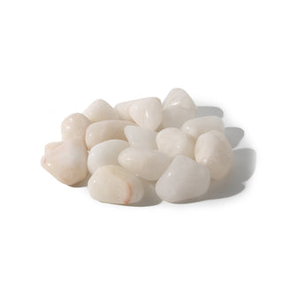 White Quartz Tumbled Stones - Brazil from The Rock Space