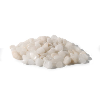 White Quartz Tumbled Stones - Brazil from The Rock Space