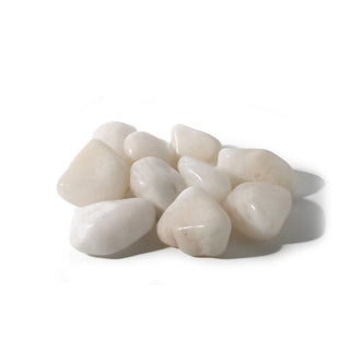 White Quartz Tumbled Stones - Brazil from The Rock Space