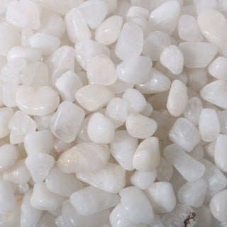 White Quartz Tumbled Stones - Brazil    from The Rock Space