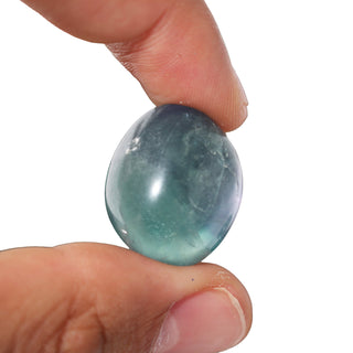 Green Fluorite A Tumbled Stones from The Rock Space