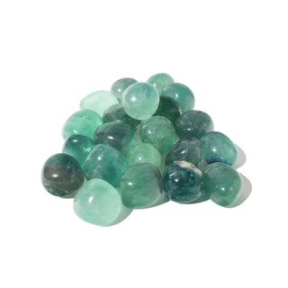 Green Fluorite A Tumbled Stones from The Rock Space