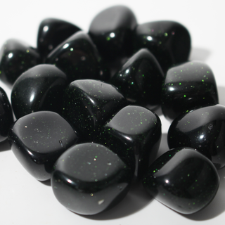 Green Goldstone Tumbled Stones from The Rock Space