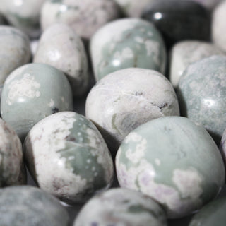 Purple and Green Jade Tumbled Stones from Stonebridge Imports