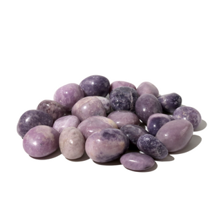 Lepidolite Tumbled Stone 'B' (India) - 1lb bag Large   from Stonebridge Imports