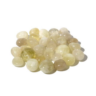 Lemon Quartz Tumbled from The Rock Space