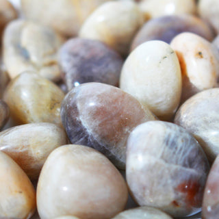 Blue Moonstone Tumbled Stones from The Rock Space
