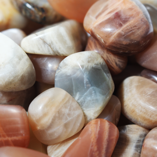 Multicolour Moonstone Tumbled Stones from The Rock Space