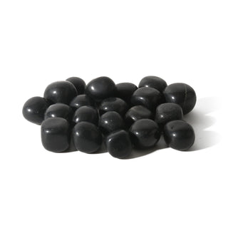 Black Obsidian Tumbled Stones - India from The Rock Space