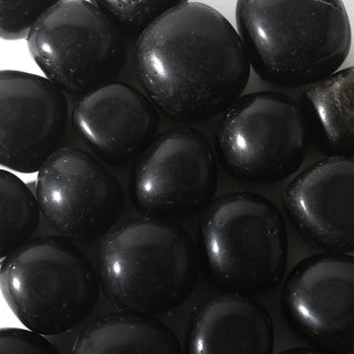 Black Obsidian Tumbled Stones - India from The Rock Space