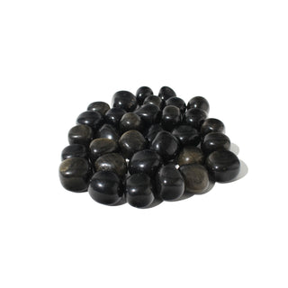 Gold Sheen Obsidian Tumbled Stones - Mexico Large from Stonebridge Imports