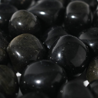 Gold Sheen Obsidian Tumbled Stones - Mexico from The Rock Space