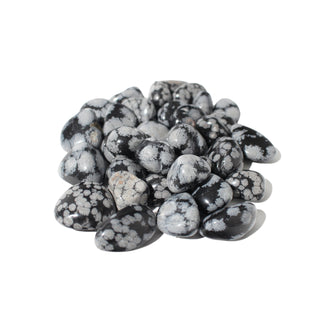 Obsidian Snowflake Tumbled Stones from The Rock Space