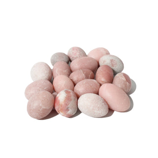 Pink Opal B Tumbled Stones Large from The Rock Space