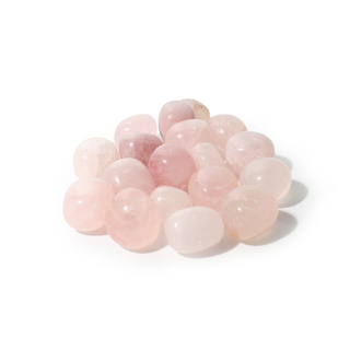 Rose Quartz A Tumbled Stones - India from The Rock Space