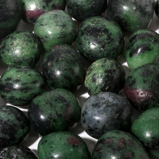 Ruby Zoisite Tumbled Stones    from The Rock Space