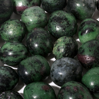 Ruby Zoisite Tumbled Stones from The Rock Space