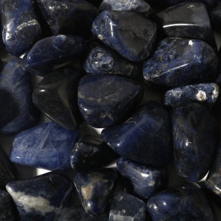 Sodalite A Tumbled Stones - Brazil from The Rock Space