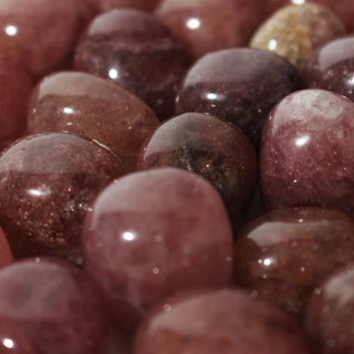 Strawberry Quartz Tumbled Stones from The Rock Space