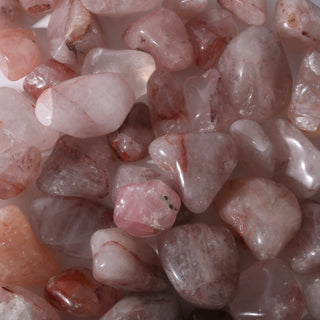 Strawberry Quartz Tumbled Stones from The Rock Space