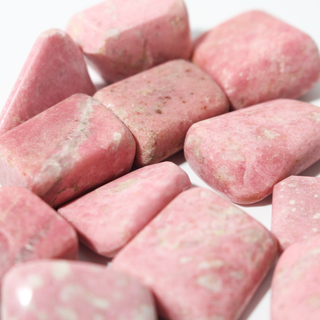Pink Thulite Tumbled Stones from Stonebridge Imports