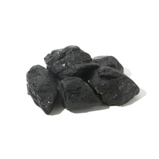 Black Tourmaline Tumbled Stones A - Free Form - 1lb X-Large from The Rock Space