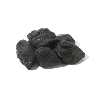 Black Tourmaline Tumbled Stones A - Free Form - 1lb from The Rock Space