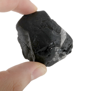 Black Tourmaline Tumbled Stones A - Free Form - 1lb from The Rock Space