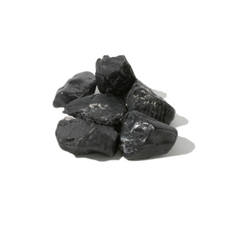 Black Tourmaline Tumbled Stones A - Free Form - 1lb from The Rock Space