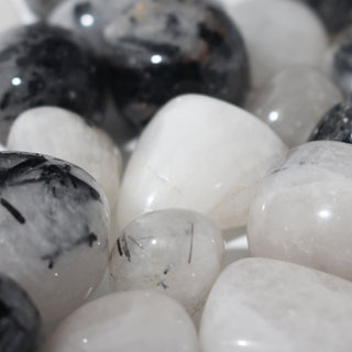 Tourmalinated Quartz Tumbled Stones from The Rock Space