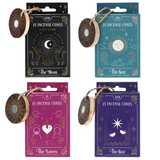 Tarot Card Incense Cones - Pack of 15    from The Rock Space