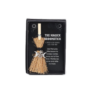 Triple Moon Mini Magick Halloween Broomstick    from The Rock Space