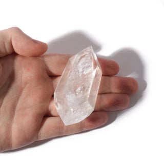 Clear Quartz A Double Terminated Massage Wand - Extra Large #1 - 2 1/2" to 3 3/4" from The Rock Space