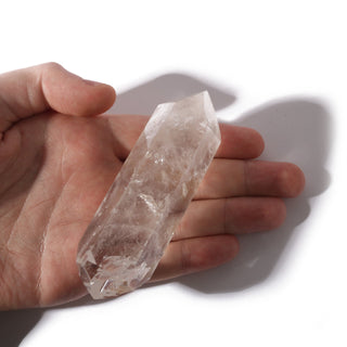 Clear Quartz E Double Terminated Massage Wand - Jumbo #1 - 3" to 4 1/2" from The Rock Space