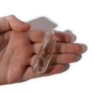 Clear Quartz E Double Terminated Massage Wand - Small #2 - 2 1/2" to 3 1/2" from The Rock Space