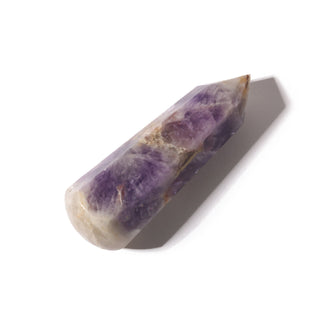 Amethyst Chevron Pointed Massage Wand - Extra Large #1 - 2 1/2" to 3 3/4" from The Rock Space