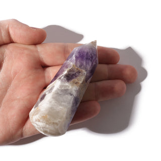Amethyst Chevron Pointed Massage Wand - Extra Large #1 - 2 1/2" to 3 3/4"    from The Rock Space